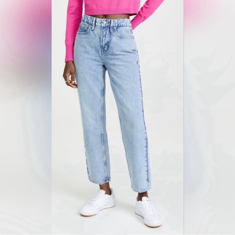 Good American 90s Duster Straight Leg Jeans